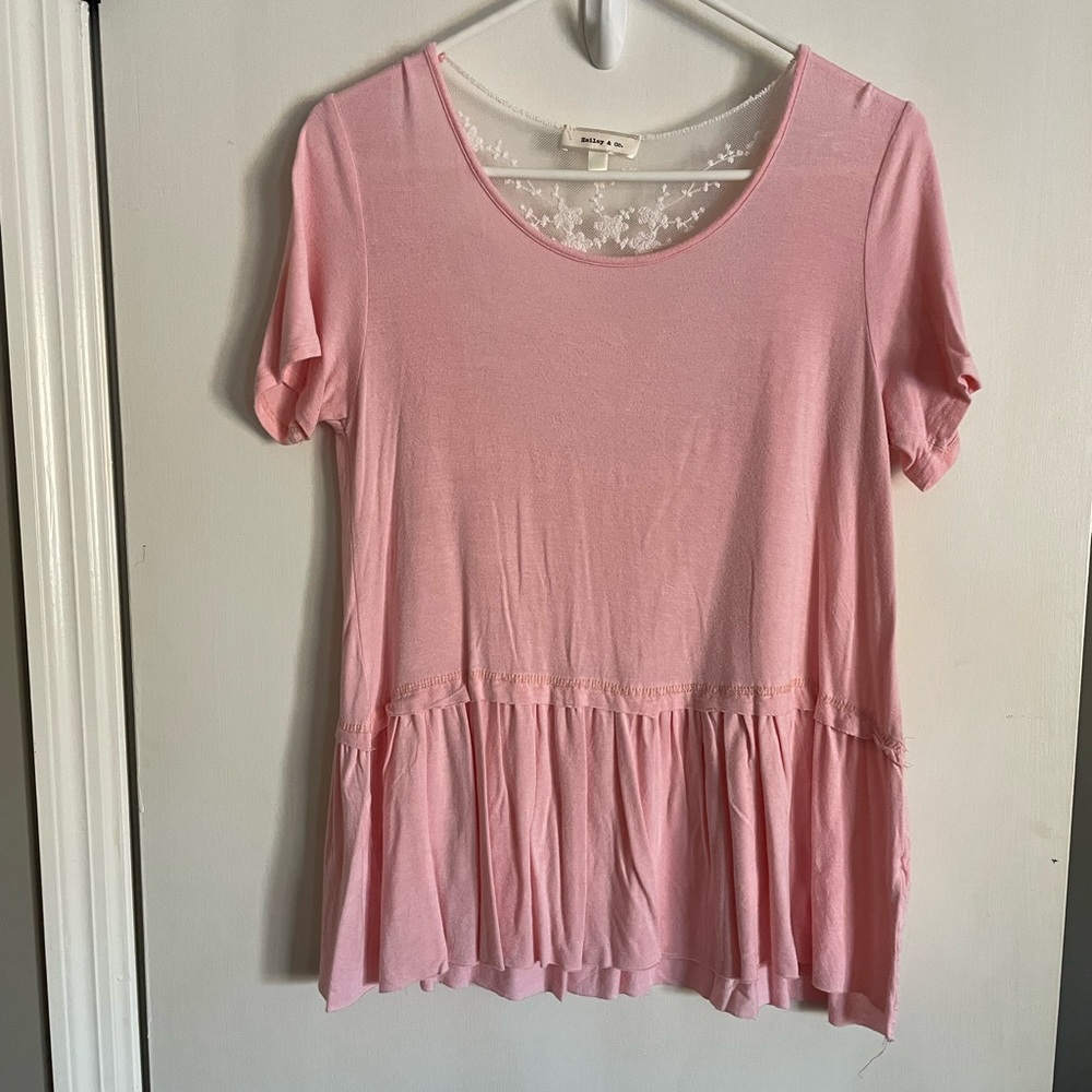 Top with lace